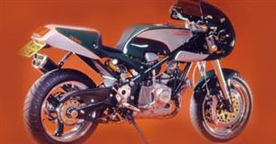 Ducati Mille Motor mit Harris Fahrwerk